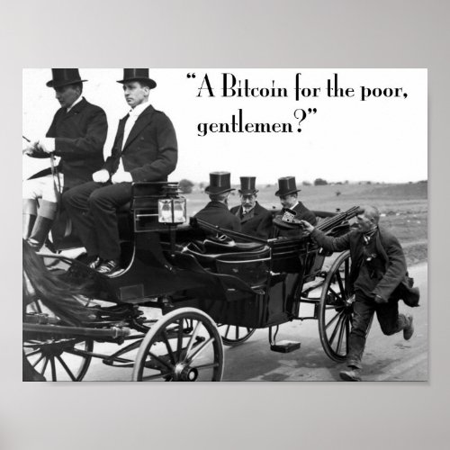 Bitcoin Beggar Poster