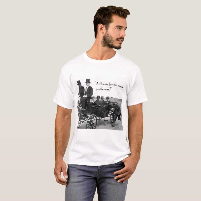 Bitcoin Beggar T-Shirt (Front Full)