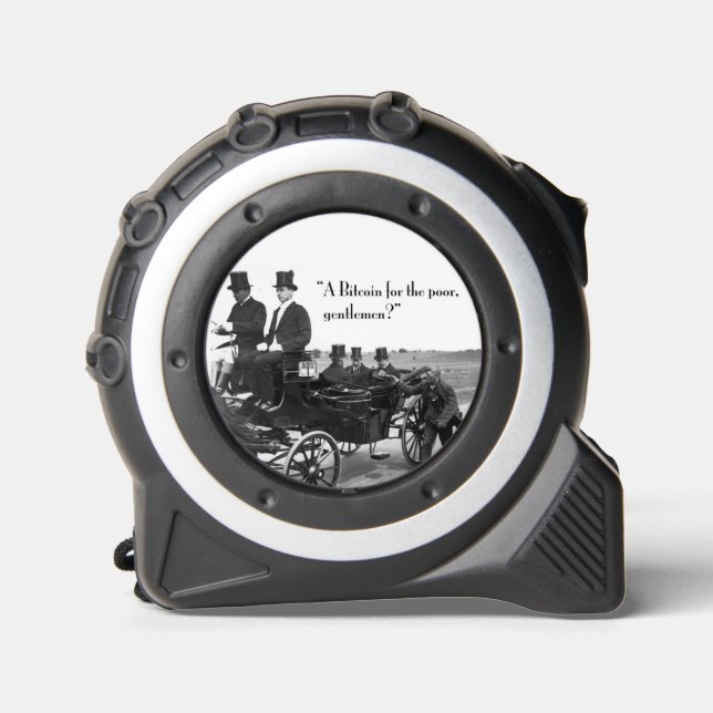 Bitcoin Beggar Tape Measure (Front)