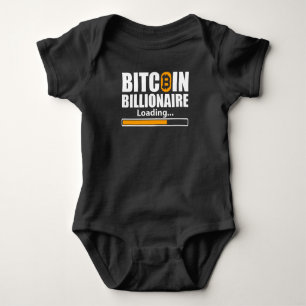 Bitcoin Billionaire loading Baby Bodysuit