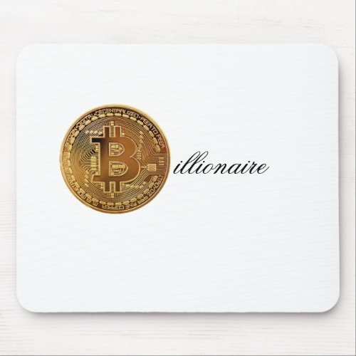Bitcoin Billionaire Mouse Pad