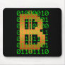 Bitcoin Binary Code Logo Mouse Pad