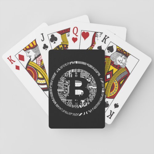 Bitcoin Black edition Poker Cards