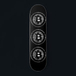 Bitcoin Black edition Skateboard<br><div class="desc">Bitcoin Black edition</div>