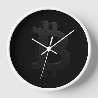 Bitcoin Black Rock ₿ Clock
