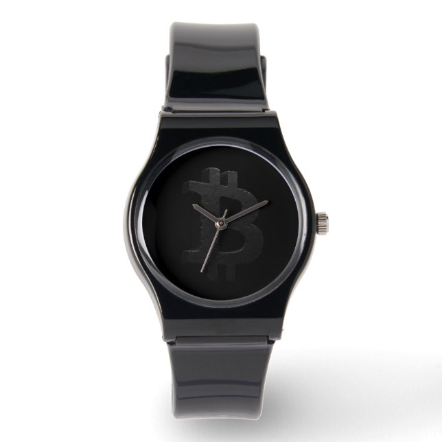 Bitcoin Black Rock ₿ Watch (Front)