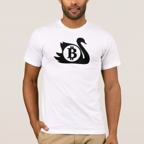 Bitcoin Black Swan by Vanbex T_Shirt