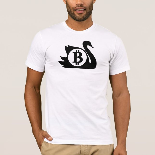 Bitcoin Black Swan by Vanbex T-Shirt (Front)