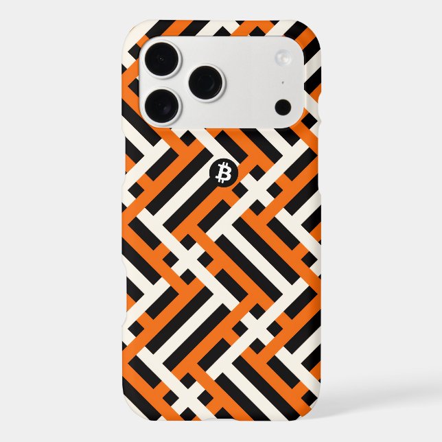 Bitcoin Blockchain Case-Mate iPhone Case (Back)