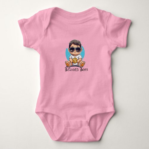 bitcoin boss T_Shirt Baby Bodysuit