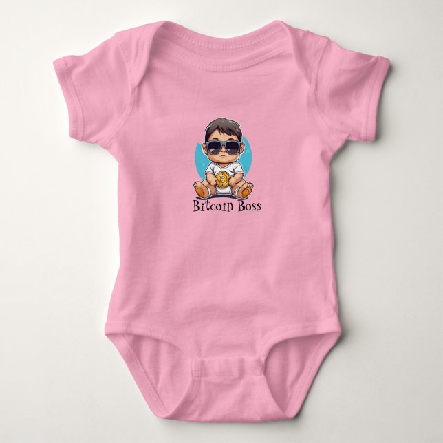 bitcoin boss T-Shirt Baby Bodysuit (Front)