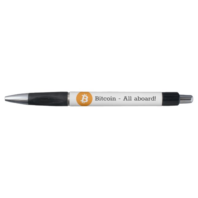 Bitcoin BTC All Aboard! Pen (Front)