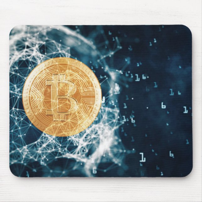 Bitcoin BTC Code Mousepad (Front)