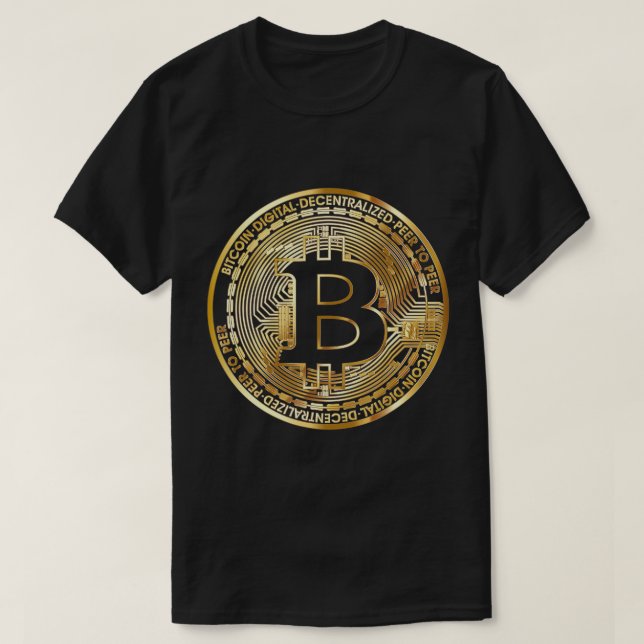 Bitcoin BTC Coin Crypto Trader #bitcoin Future Fre T-Shirt (Design Front)