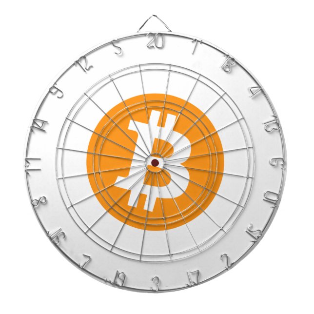 Bitcoin - BTC - Crypto Dart Board (Front)
