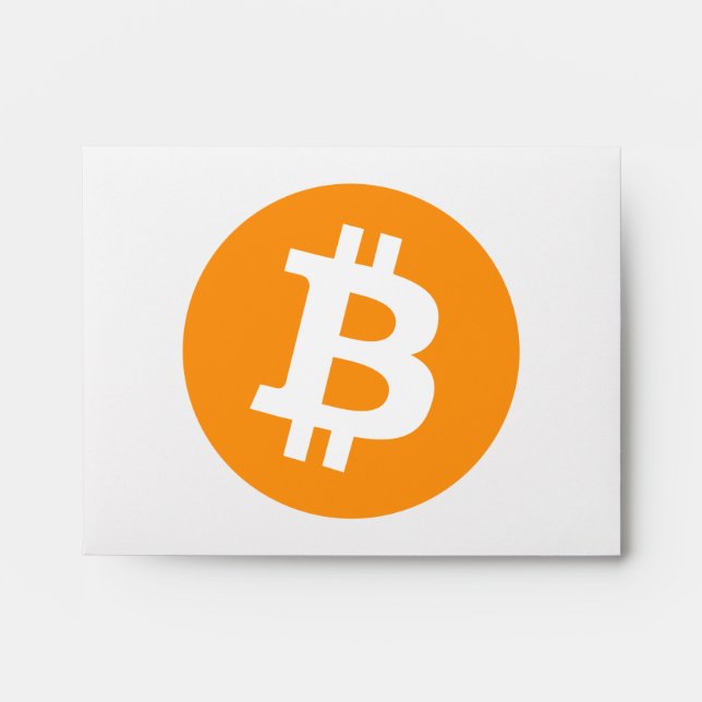 Bitcoin - BTC - Crypto Envelope (Front)