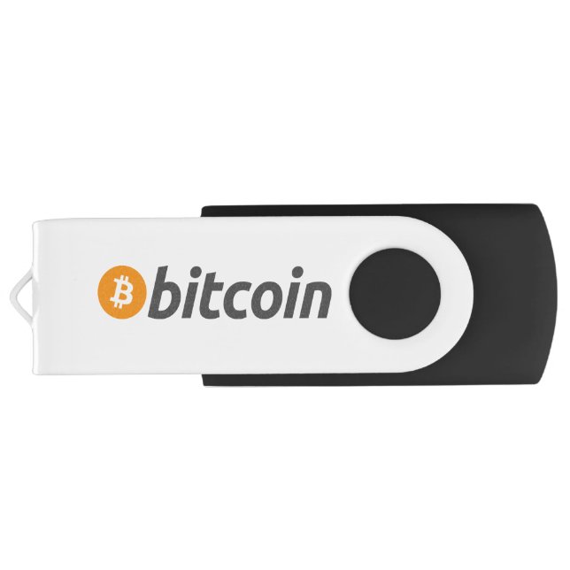 Bitcoin BTC Cryptocurrency USB 3.0 Drive (Back)