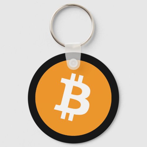 Bitcoin BTC Logo  Basic Keychain