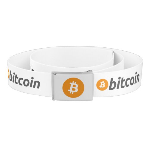 Bitcoin BTC Logo  Belt