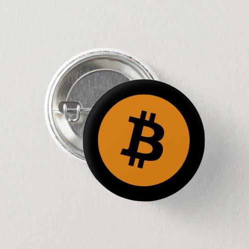 Bitcoin BTC Logo  Button