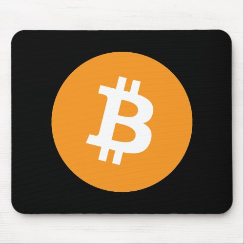 Bitcoin BTC Logo  Mouse Pad