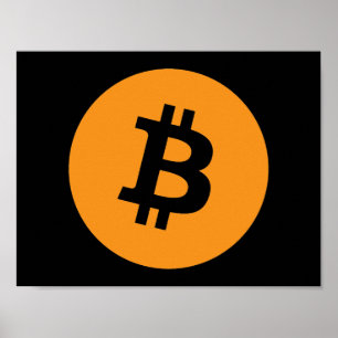 Bitcoin BTC Logo   Poster