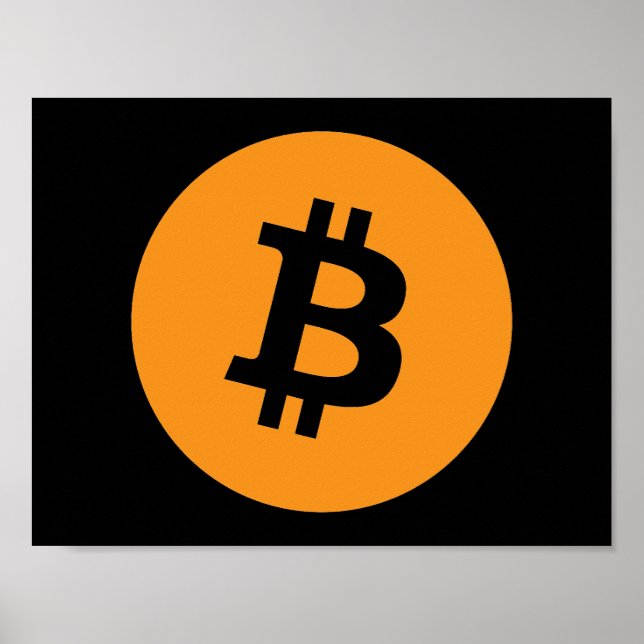 Bitcoin BTC Logo | Poster (Front)