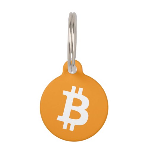 Bitcoin BTC Pet ID Tag