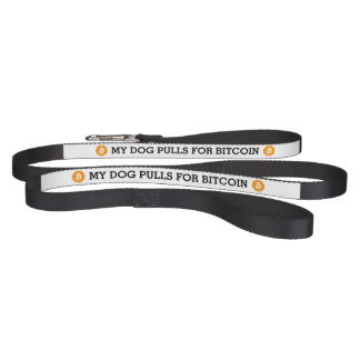 BITCOIN - BTC - Standard Size Dog Leash, Black Pet Pet Leash