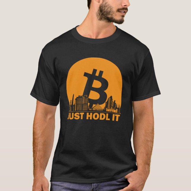 Bitcoin Buenos Aires Skyline Buenos Aires Bitcoin  T-Shirt (Front)