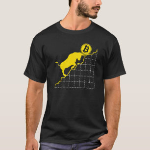 Bitcoin Bull Run Cryptocurrency Blockchain Hodl Mi T-Shirt
