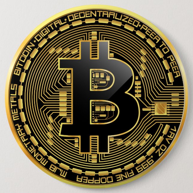 Bitcoin Button (Front)