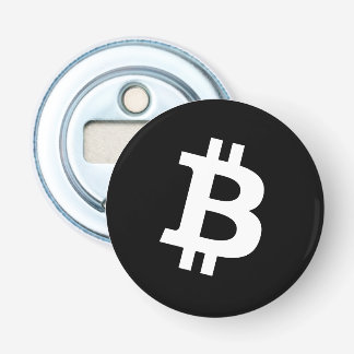 Bitcoin Button Bottle Opener