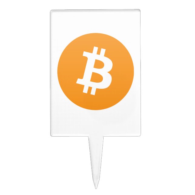 Bitcoin Cake Topper (Front)