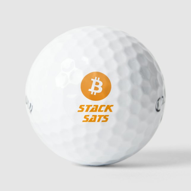 Bitcoin Callaway Supersoft Golf Ball (Front)