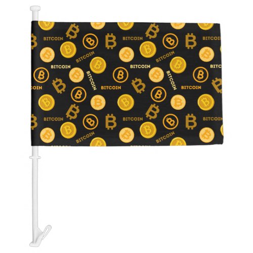 Bitcoin  car flag