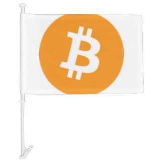 Bitcoin Car Flag