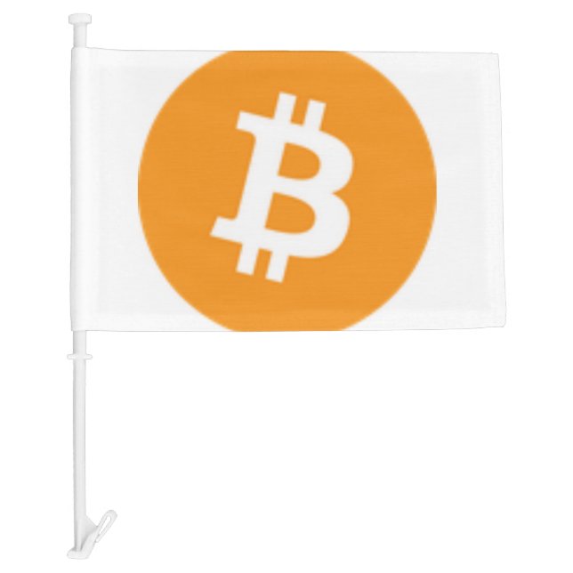 Bitcoin Car Flag (Front)