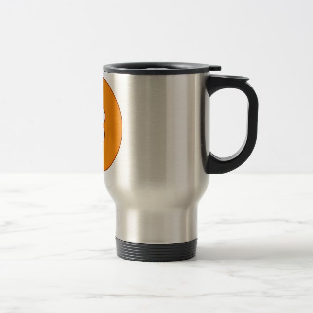 Bitcoin Cart Travel Mug (Right)