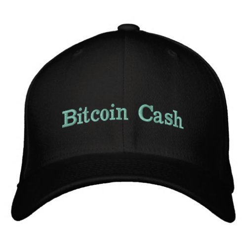 Bitcoin Cash Embroidered Baseball Cap