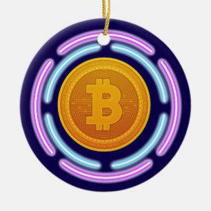 BITCOIN CERAMIC ORNAMENT