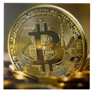 bitcoin ceramic tile