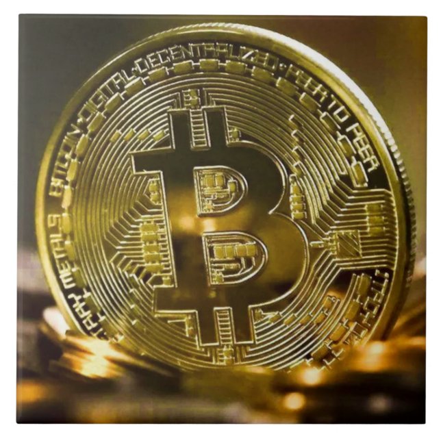 bitcoin ceramic tile (Front)