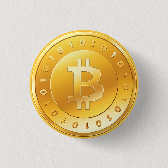 Bitcoin Chapa - M1 Button (Front)