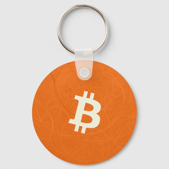 Bitcoin Classic Orange (Neuron) Keychain (Front)