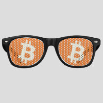 Bitcoin Classic Orange (Neuron) Retro Sunglasses