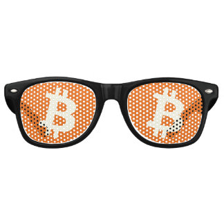 Bitcoin Classic Orange (Neuron) Retro Sunglasses