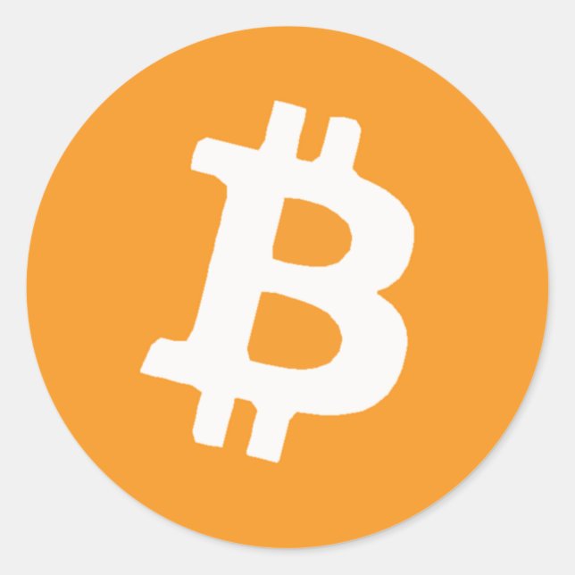 Bitcoin Classic Round Sticker (Front)