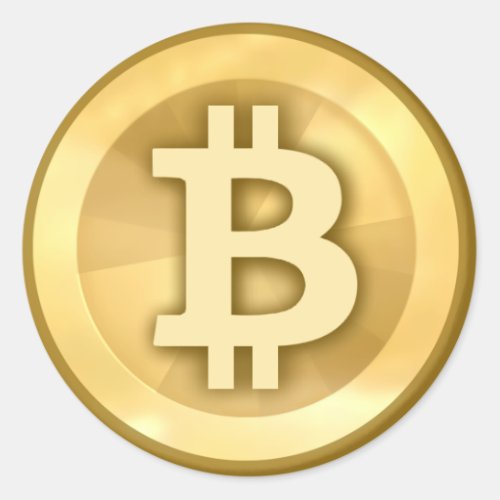 Bitcoin Classic Round Sticker