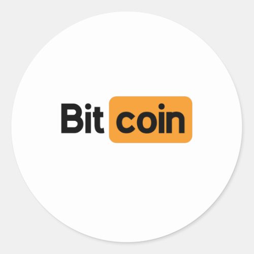 Bitcoin Classic Round Sticker